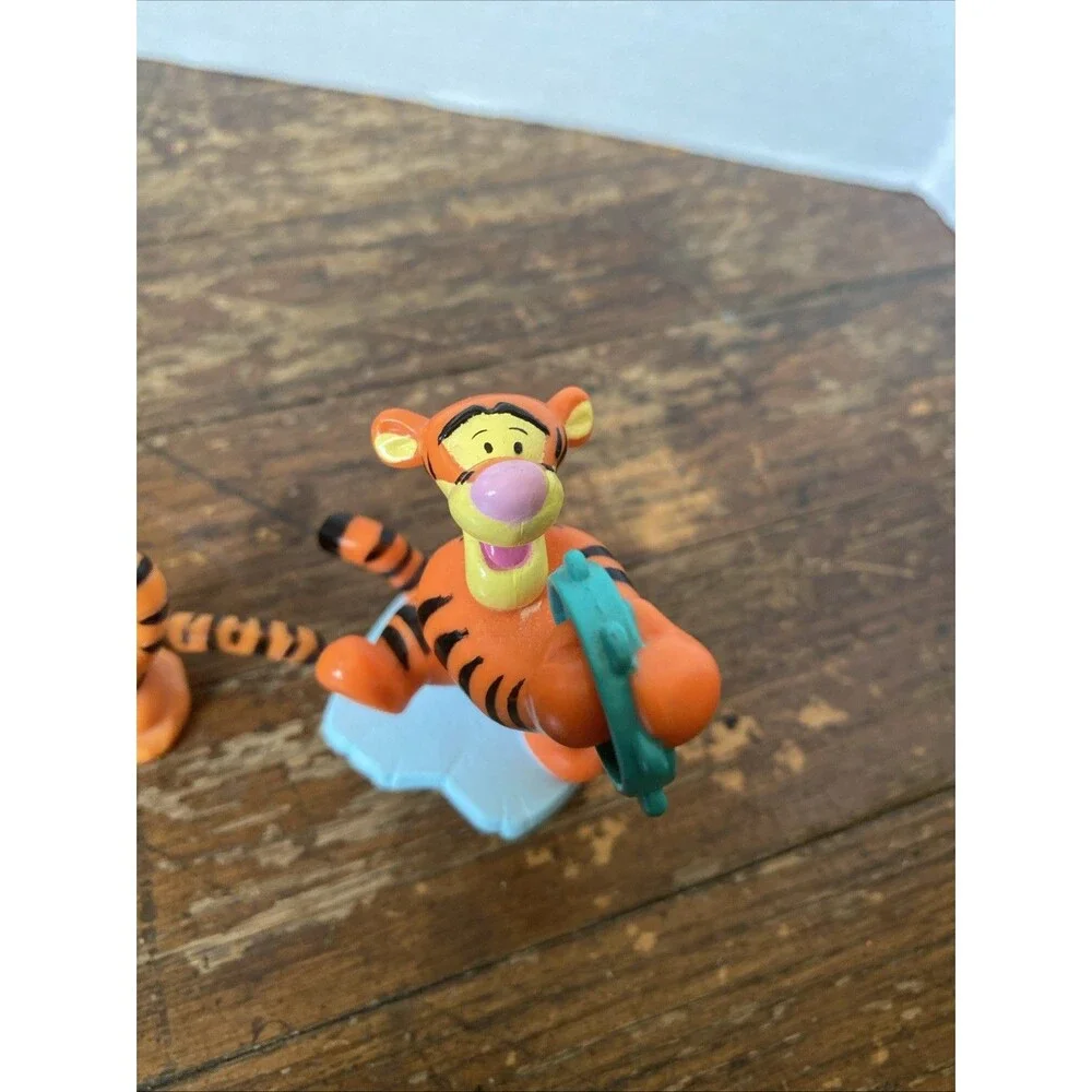 VTG Tigger Disney Winnie The Pooh 3” Figure Cake Topper Set Of 2